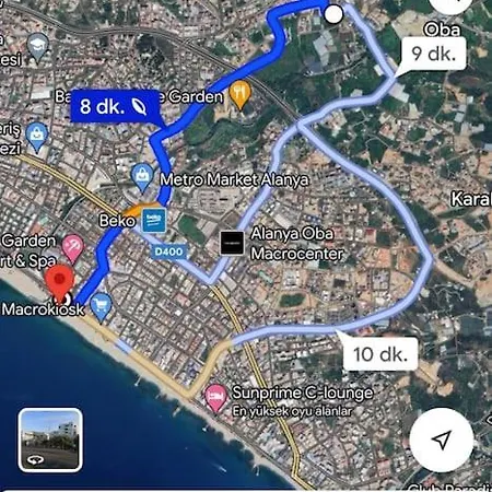 Lägenhet Silence Garden Iki Yatak Odali Alanya